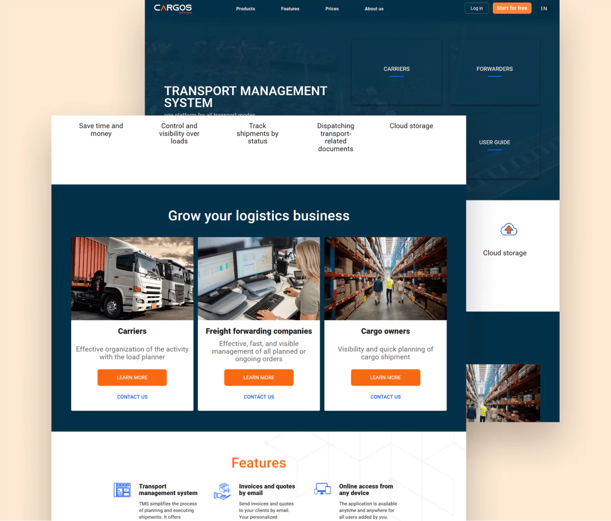 TMS simplifies the process of planning and executing shipments. It offers detailed monitoring and control of loads. This software is 100% online and assist collaboration between company members. This allow companies to increase efficiency and optimize the time spent on carrying out the tasks of carriers, shippers, and dispatchers.